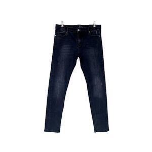 STRADIVARIUS | Black Distressed Skinny Jeans (Size 10)